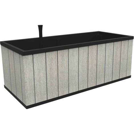Fioriera Keter Sequoia grigia cm 131,4x58x50 h (1/5)