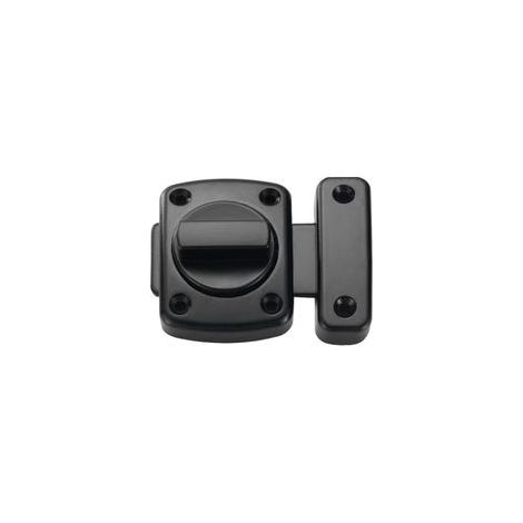 Incuietoare usa baie, PVC, Negru (1/3)
