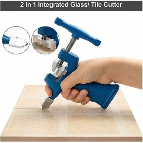 Kit de coupe de carreaux de verre intégré 2 en 1, outil de coupe professionnel de 2 mm à 20 mm (1/5)