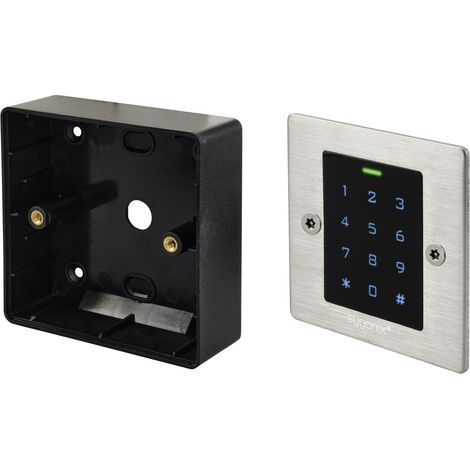 Sygonix SY-6121664 Code-Tastatur mit RFID Unterputz, Aufputz  12 V/DC, 18 V/DC IP66 mit beleuchteter