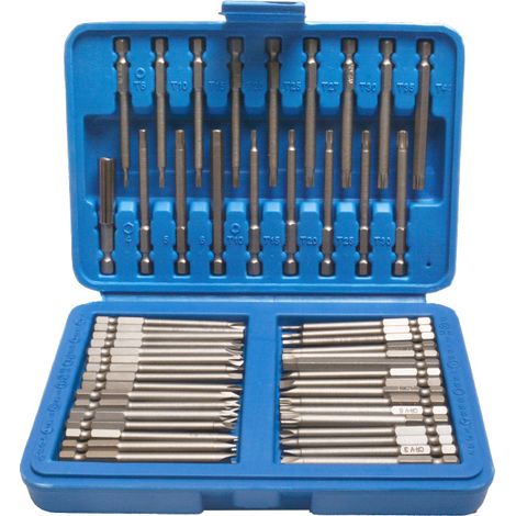 Jeu d'embouts de tournevis, jeu complet de forets pour perceuse électrique, coffret de 50 pièces (1/5)