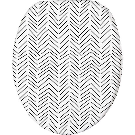 Abattant WC Thermodur Chevron - Frein de chute (1/4)