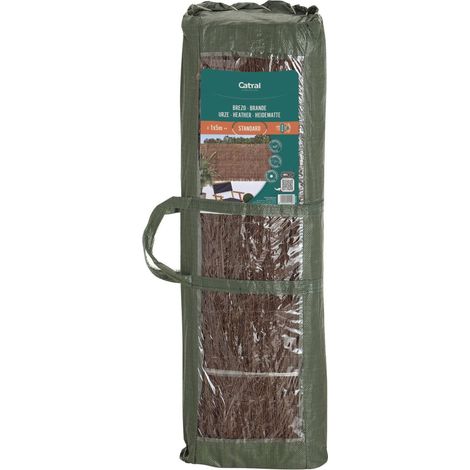 Brande de bruyère BRUC BASIC  1 x 5 m Naturel Nortene