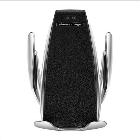 Cargador inalámbrico con sujeción automática y carga rápida de 15 W / 7,5 W / 10 W, soporte para teléfono de salida de aire, soporte de montaje con rotación de 360 grados