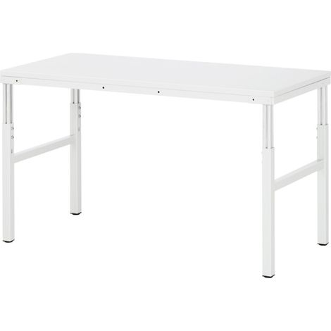 Table de travail de base Rau série E, L 1500 x P 700 x H 650-1000mm (1/4)