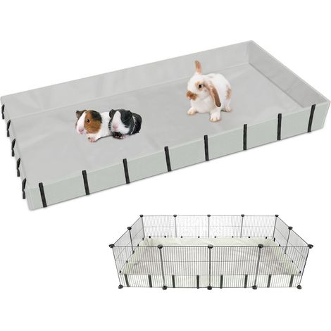 Tapis de Cage Cochon d'Inde Tissu Oxford Imperméable, 142x71 cm (1/5)