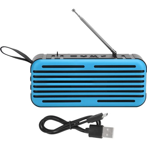 Enceinte Bluetooth Sans Fil - Haut-Parleur Solaire LED Mini - Radio FM Et Lecture USB - Pour Voyage Extérieur - 1 Pièce (1/5)