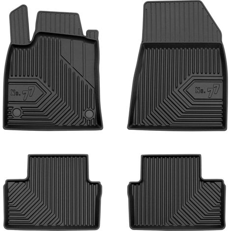 Tapis de Sol de Voiture pour Renault Clio V 2019-2025 TPE Imperméable Noir 4Pcs (1/5)