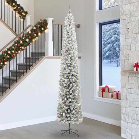 vidaXL Árbol de Navidad artificial Verde 300 cm PVC, Acero y Plástico (1/5)