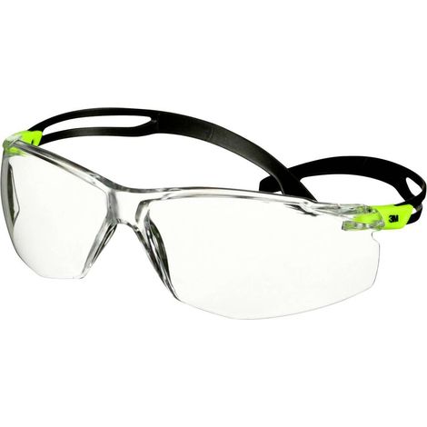 3M SecureFit SF501SGAF-GRN Lunettes de protection avec protection anti-buée vert (1/4)