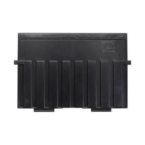 Stützplatte 22,3 x 15,4 cm (B x H) DIN A5 quer Polystyrol schwarz (1/4)
