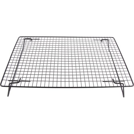 Grille de refroidissement en fer pour pain, biscuits et gâteaux, accessoires de four pour pâtisseries, cafés et boulangeries (noir) (1/5)