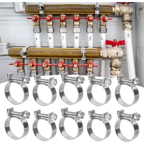 Mini-Hebeschellen aus Edelstahl 304, hochfeste Schlauchschellen für Ölleitungen, 17–19 mm (1/5)