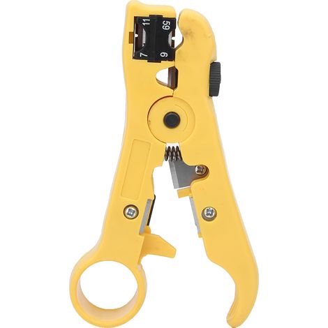 Kit d'outils de sertissage réseau pour câbles coaxiaux (F, BNC, RCA), pinces à dénuder et pinces à dénuder. (1/5)