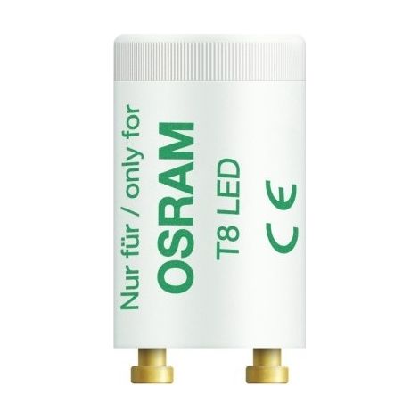 Osram – Lot de 2 starters pour tube T8 LED 230V – Tension 230V – Compatible avec tubes LED – Économie d'énergie et performance accrue