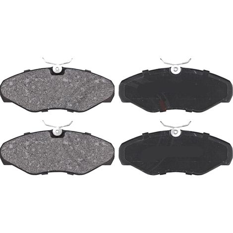 KIT PASTIGLIE FRENO ANTERIORI compatibile con RENAULT TRAFIC II FURGONATO (FL) / PASTIGLIE FRENANTI AUTO OEM 37287, / SOSTITUZIONE DIRETTA / BASSA POLVERE / SILENZIOSO