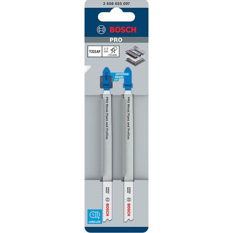 2x Lame de scie sauteuse PRO Metal Pipes and Profiles T321AF (1/5)