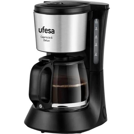 PAE CAFETERA CAPRICCIO 6 DELUX UFESA 71605330 CAPACIDAD: 6 TAZAS 0 6  L