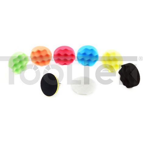 SET DI LUCIDATURA SPUGNE TAMPONI 9pz TRAPANO CERATURA G00882 (1/5)