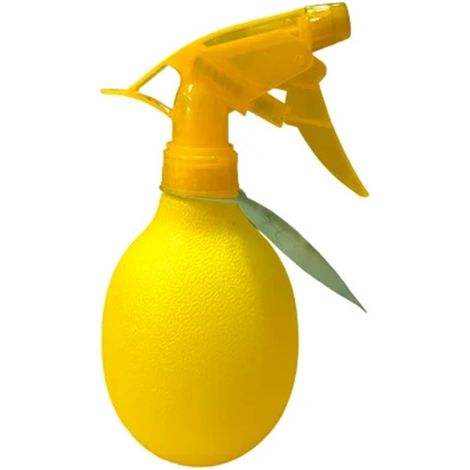 Trade Shop - Spruzzatore Spruzzino D'acqua In Plastica Spray A Forma Di Limone Da 19 Cm Giallo -