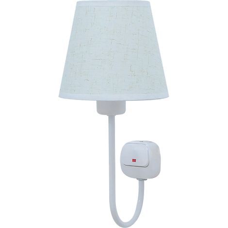 Wall-mounted bedside lamp for eye care, soft light, plug-in for nighttime breastfeeding (1/5)