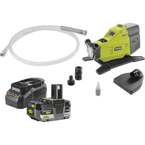Pompe à eau RYOBI 18V One+ R18TP - 1500 L/H - Batterie 4,0Ah et chargeur (1/5)