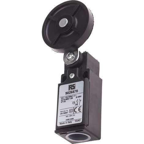 Interrupteur de fin de course RS PRO, Levier à galet, NO/NF, 10A, 400V ( Prix pour 1 ) (1/2)
