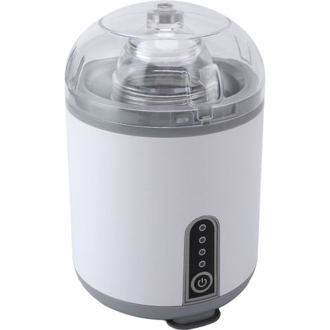 Machine à œufs dorés électrique 1200mAh rechargeable mélangeur jaune blanc d'œuf couvercle PC transparent base antidérapante pour petit-déjeuner blanc (1/5)