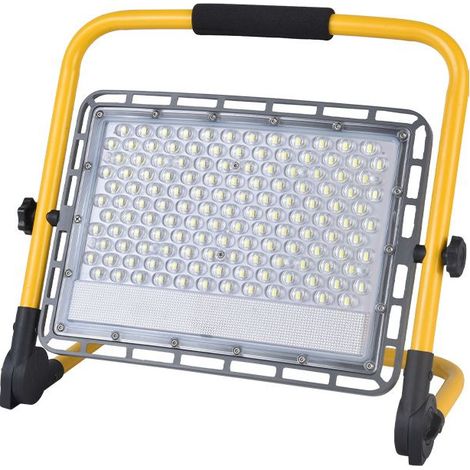 Projecteur LED 100W pour chantier portable - IP65 - 6000K - Blanc Froid (1/4)