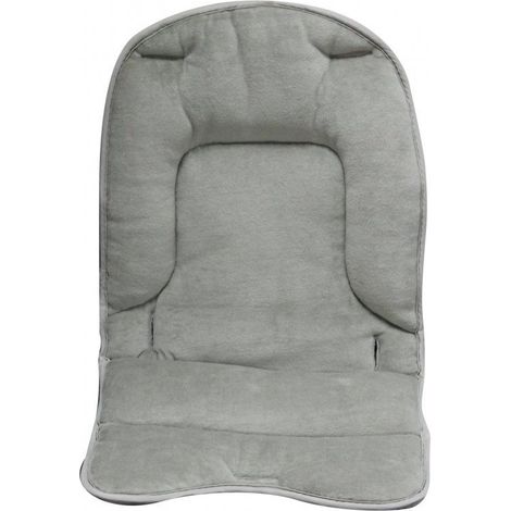 Coussin de confort pour chaise haute bébé enfant gamme Ptit - Gris perle - Monsieur Bébé