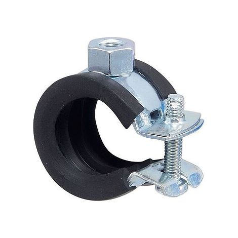 Gelenk-Rohrschelle ''Praktic'' für Rohr 20 - 23 mm mit Kippschraube und Schallschutzeinlage