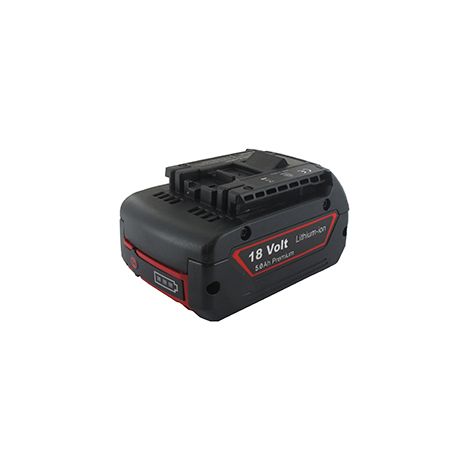Lithium-Ionen-Akku 18V - 5,0Ah, kompatibel mit Bosch Elektrowerkzeugen. Ersetzt Original 2607336091, 2607336092, 2607336169
