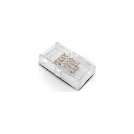 Conector de unión para tiras LED RGB IP67 12V / 24V de 12 mm de banda a banda. Miidex Lighting®
