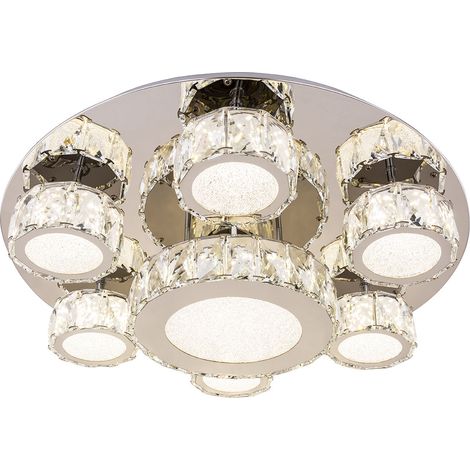 Globo - deckenleuchte - Amur - chrome - metall - Ø 55cm - LED - (1/4)