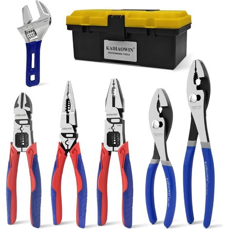Zangenset Seitenschneider Kombizange Spitzzange Reparatur Set (1/5)