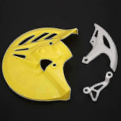 Protection de disque de frein arrière pour moto, compatible avec les étriers de frein arrière Honda XR CRF 250, 250F, 450X et CRF450R (Jaune) (1/5)