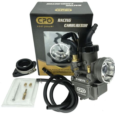 Carburateur compatible moto Honda NSR modèle PE24 24mm CPO, accessoire de rechange et de tuning pour motos sportives à deux temps.