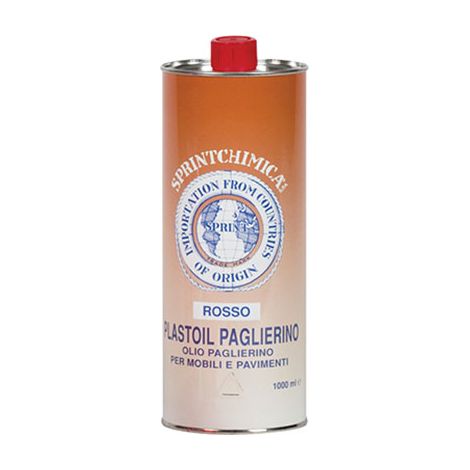 OLIO PAGLIERINO PLASTOIL - ROSSO LT 1- 12 pezzi