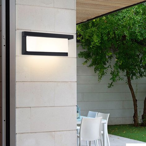 Lámpara de pared moderna LED para jardín, exterior e interior, Aplique de pared IP65