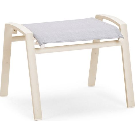 Best Cavalese Hocker Gartenhocker für Klappstuhl Sand 59 x 51 x 45 cm