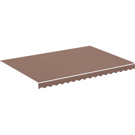 Tessuto di Ricambio per Tenda da Sole Marrone 3,5x2,5 m (1/4)