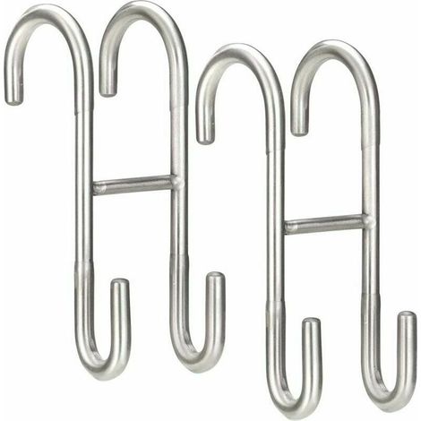 Lot de 2 léger crochet mural cabine de douche , crochets de porte de douche pour salle de bains en verre (1/5)