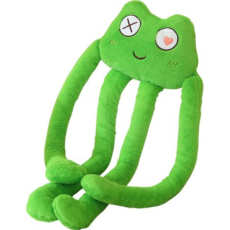 Poupée pieuvre à longues pattes, peluche finement cousue, jouet à longues pattes pour hommes et femmes, grenouille (1/4)