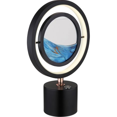 Globo - lámpara de mesa - Reedi - negro - metal - LED - 28220 (1/5)