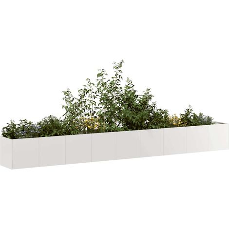 Pflanzkübel 360x40x40 cm Edelstahl