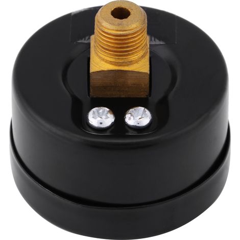 Mini-Manometer für Kraftstoff, Luft, Öl, Flüssigkeiten und Wasser, 0–20 bar / 0–300 psi, 1/8"-BSPT-Gewinde (1/5)