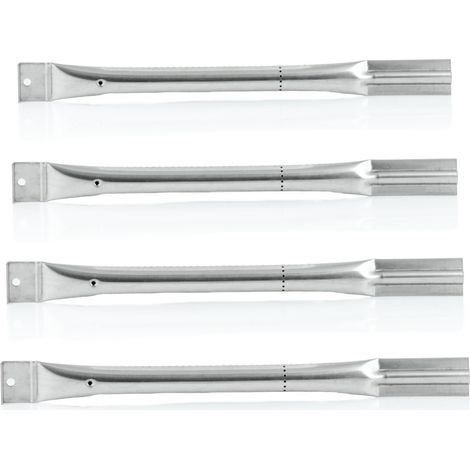 BBQ-Toro Edelstahl Universal Gasgrill Brenner (4 Stück), 41,7 x 4 cm, Brenner für Gasgrill (1/5)