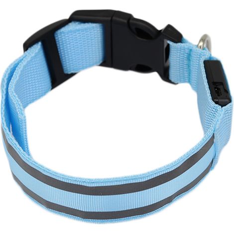 Ahlsen XS LED-Hundehalsband – verstellbares, über USB wiederaufladbares, leuchtendes Haustierhalsband, leuchtende Halsbänder für kleine Hunde und Katzen (1/5)