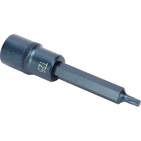 Embout de tournevis Torx carré 1/2 po en acier allié S2 pour clé et outils de quincaillerie 100 mm (1/5)
