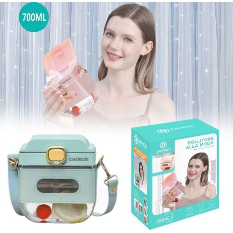 Trade Shop - BORSA ZAINOPER BEVANDE ACQUA SUCCHI 700ML CONTENT PORTATILE TO MODE TX-8431 - (1/5)